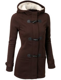Women’s Hooded Long Sleeve Coat in 8 Colors S-6XL - Wazzi's Wear