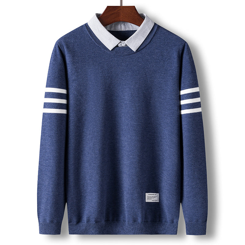 Winter Crew Neck Trend Men's Sweater Tops