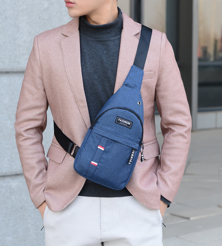 Men’s Oxford Shoulder Messenger Bag in 3 Colors - Wazzi's Wear