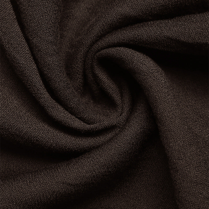 Resort-style Flared Halter Neck Dress