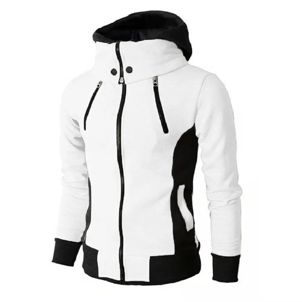 Men's Zip Up Hooded Sweatshirt Jacket in 4 Colors S-XXXL - Wazzi's Wear