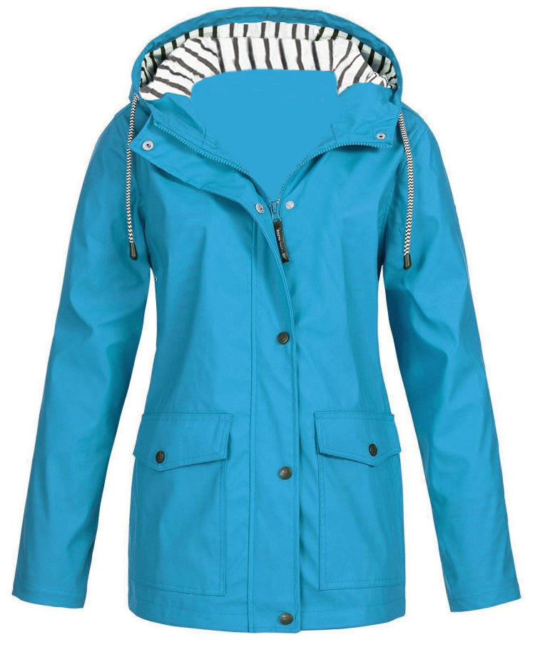 Women’s Waterproof and Windproof Hooded Jacket