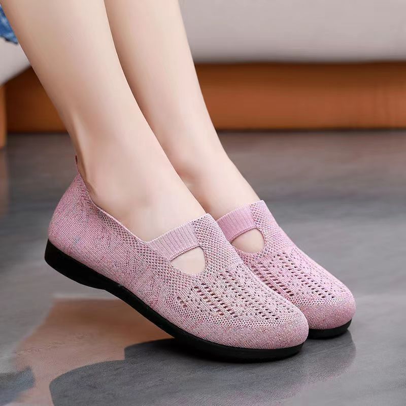 Women Light Breathable Slip-On Mesh Loafers