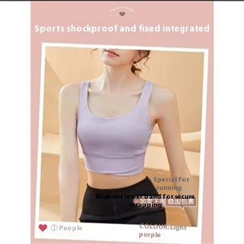 New Sports Underwear Shockproof Fitness Vest Outer Wear Women