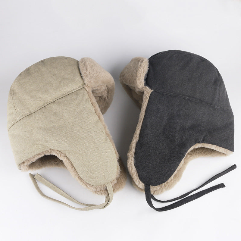 Unisex Fleece-Lined Ear Flap Hat