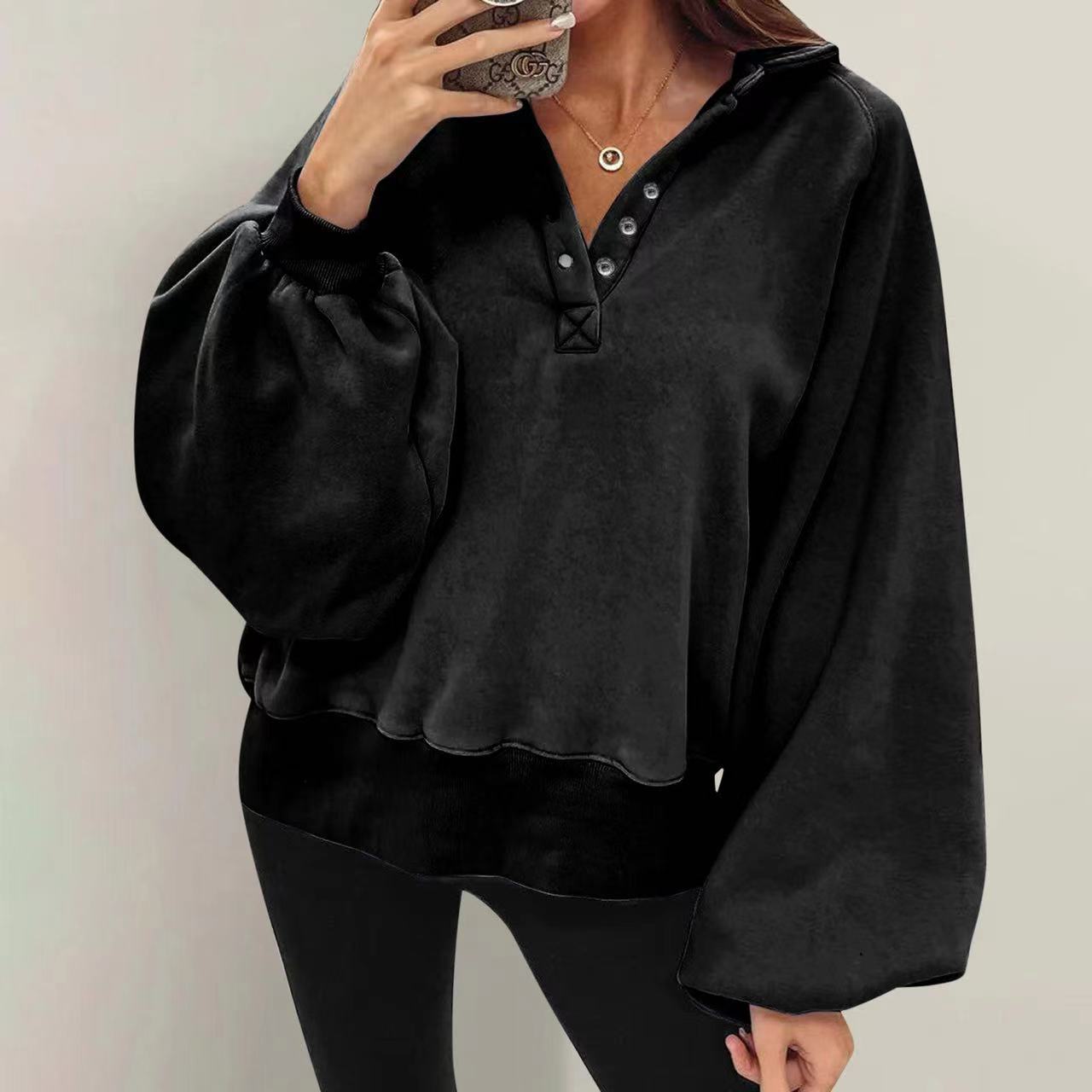 Women's Fashionable Sporty Drop-Shoulder Pullover Jacket