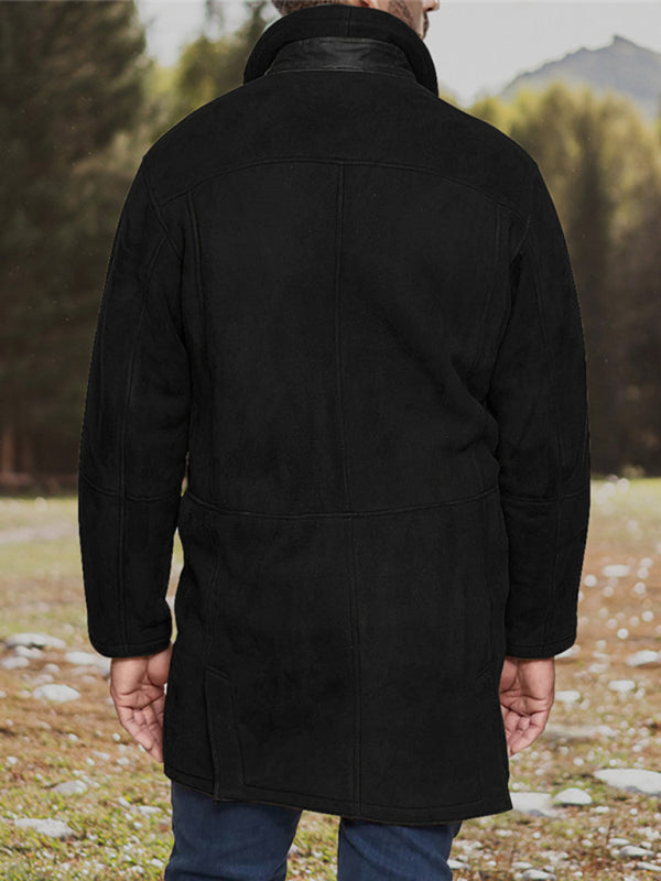 Mid-Length Fleece-Lined Men’s Jacket