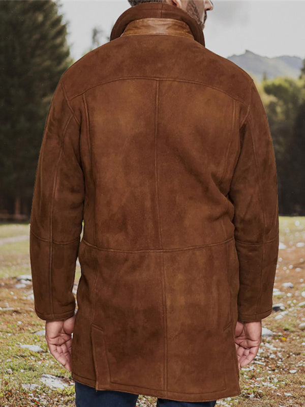 Mid-Length Fleece-Lined Men’s Jacket