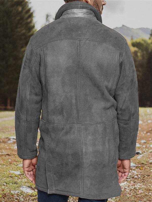 Mid-Length Fleece-Lined Men’s Jacket