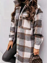 Load image into Gallery viewer, Women’s Plaid Buttoned Shirt Jacket in 7 Colors S-XXL - Wazzi&#39;s Wear