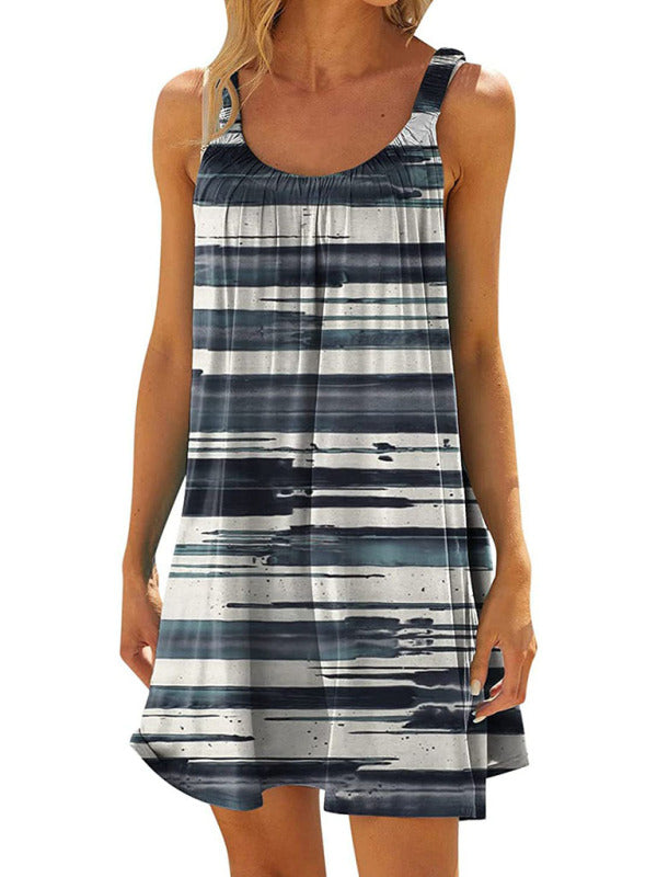 Women’s Sleeveless Dress in 10 Colors and Patterns Sizes 2-18 - Wazzi's Wear