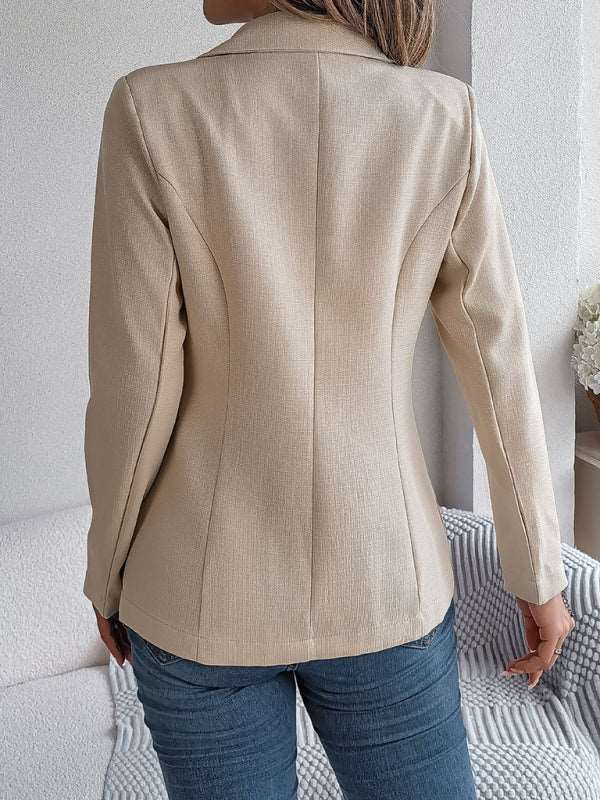 Women’s Long Sleeve Double Breasted Blazer