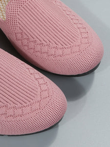 Pink Closed Toe Slip-On Loafers - Wazzi's Wear
