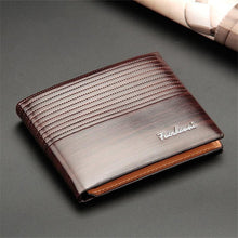 Load image into Gallery viewer, Men’s Classic Thin Leather Wallet in 3 Colors - Wazzi&#39;s Wear