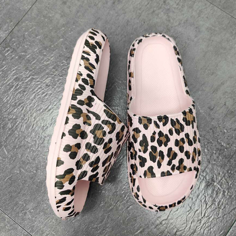 Leopard Print Slide Sandals in 5 Colors - Wazzi's Wear