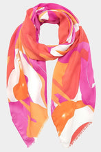 Load image into Gallery viewer, Blue Abstract Oblong Scarf