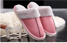 Load image into Gallery viewer, Unisex Slip-On Closed Toe Leather Slippers in 12 Colors - Wazzi&#39;s Wear
