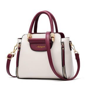 Women's Zippered Shoulder Handbag in 5 Colors
