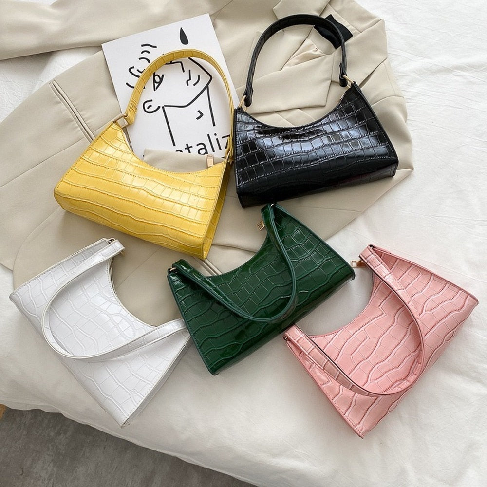 Women's Patterned Shoulder Bag in 10 Colors - Wazzi's Wear