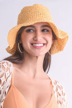 Load image into Gallery viewer, Straw Bucket Sun Hat
