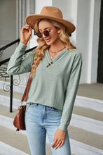 Load image into Gallery viewer, Women’s V-Neck Long Sleeve Top with Buttons in 6 Colors S-XXL