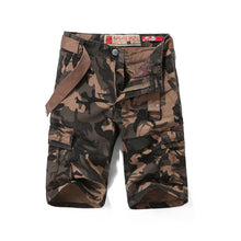 Load image into Gallery viewer, Men’s Camo Cargo Shorts in 3 Colors Sizes 29-38 - Wazzi&#39;s Wear