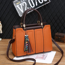 Load image into Gallery viewer, Women’s Zippered Shoulder Handbag with Tassel in 6 Colors