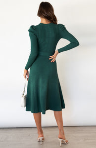 Women's Long Sleeve Cable Knit Sweater Dress with Waist Tie in 5 Colors S-XXL - Wazzi's Wear