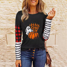 Load image into Gallery viewer, Women&#39;s Halloween and Fall Long Sleeve Top in 9 Patterns Sizes 4-12
