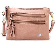 Load image into Gallery viewer, Crossbody Multi Zippered Fashion Clutch in 5 colors