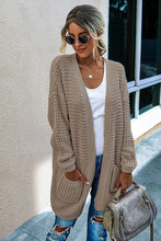 Load image into Gallery viewer, Knit Cardigan with Open Front and Pockets in 5 Colors