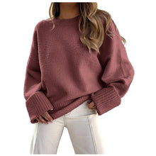 Load image into Gallery viewer, Women’s Long Sleeve Loose Fit Sweater in 8 Colors S-XL - Wazzi&#39;s Wear
