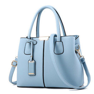 Solid Fashion Bag with Handle and Crossbody/Shoulder Straps in 8 Colors