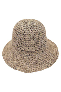 Straw Bucket Sun Hat