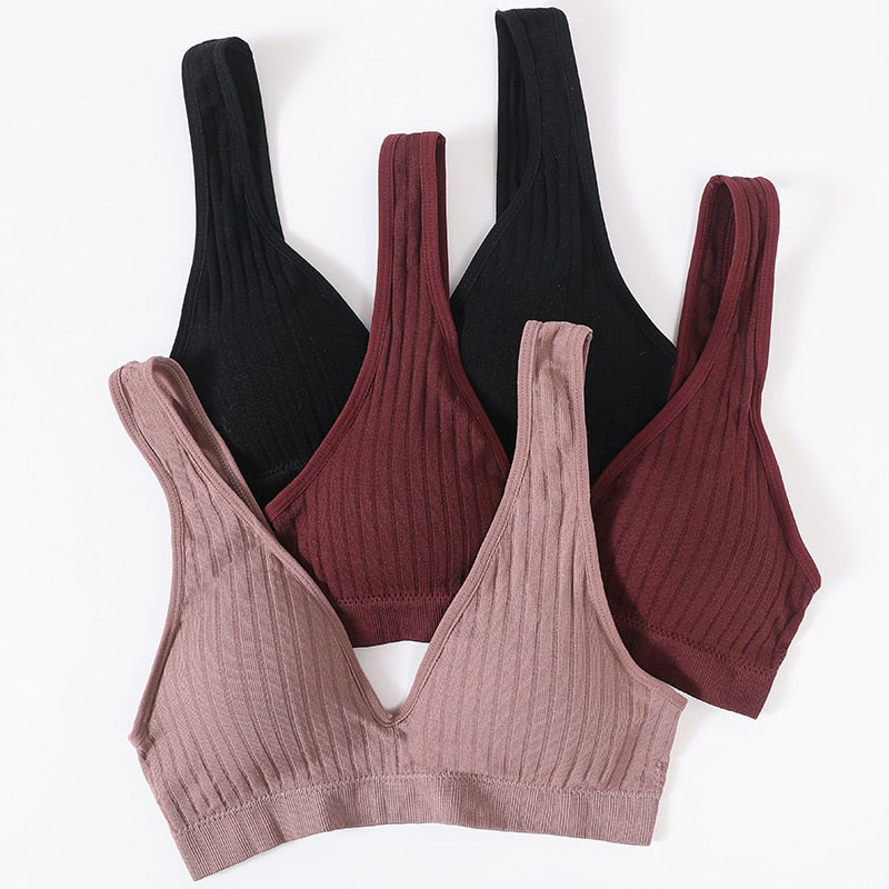 Women’s Seamless Backless Padded Sports Bra in 11 Colors S-XL - Wazzi's Wear