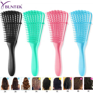 Detangling Brush for Curly Hair in 6 Colors