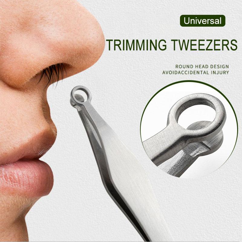 Universal Hair Trimming Stainless Steel Tweezers - Wazzi's Wear