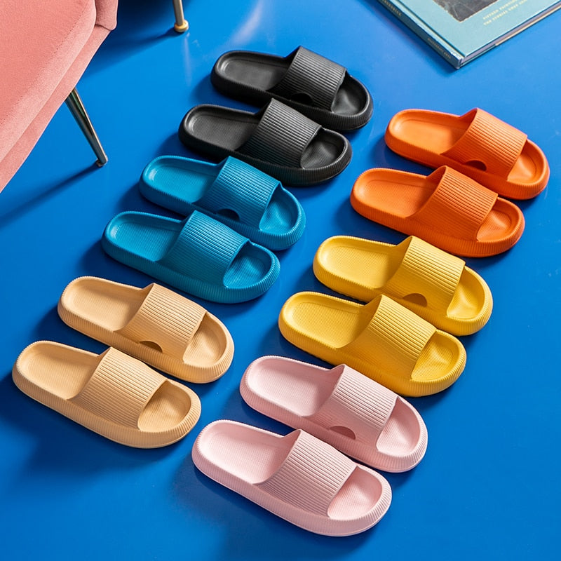 Unisex Soft Sole Anti-Slip Slide Sandals in 6 Colors - Wazzi's Wear