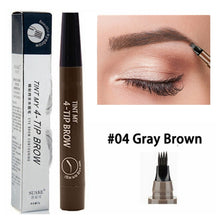 Load image into Gallery viewer, 4 Points Microblading Liquid Eyebrow Waterproof Contouring Pencil in 5 Colors