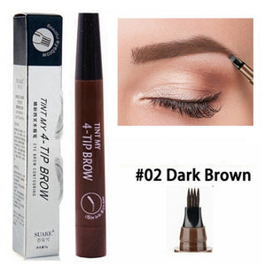 4 Points Microblading Liquid Eyebrow Waterproof Contouring Pencil in 5 Colors