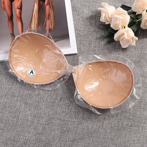 Women's Self-Adhesive Silicone Backless Strapless Bra Cups A-D in 2 Colors