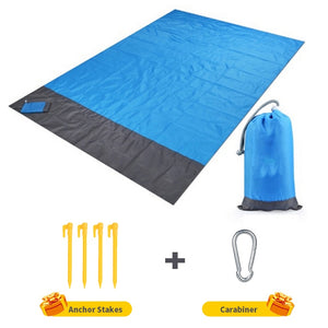 2x2.1m Waterproof Lightweight Foldable Beach Mat in 5 Colors