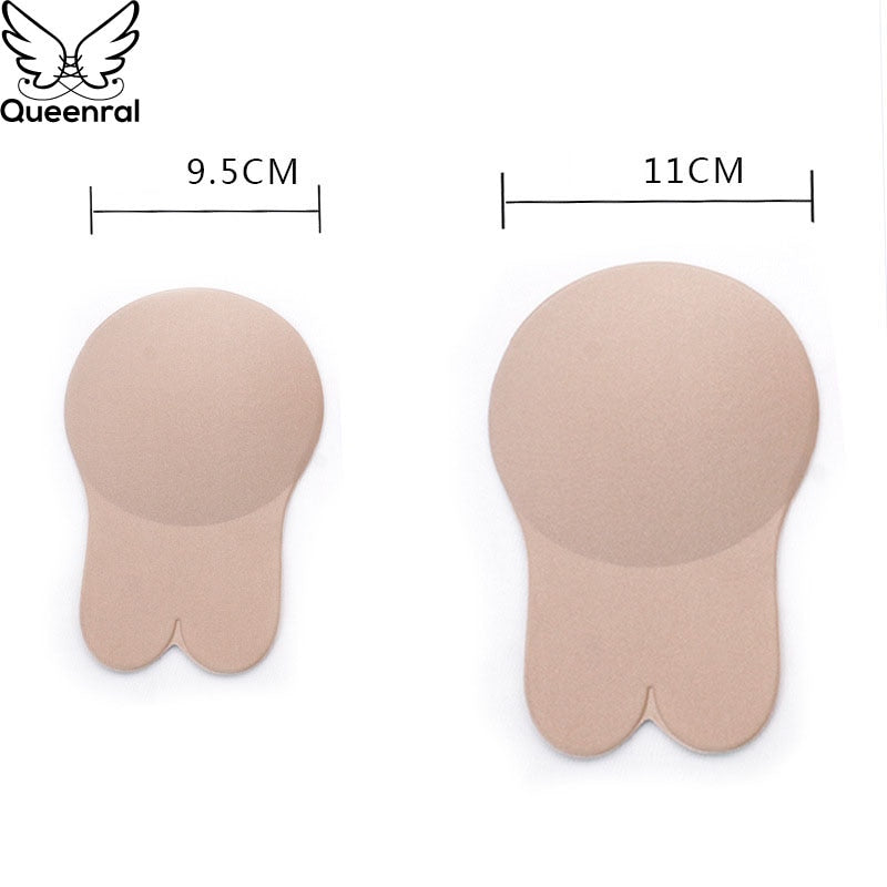 Women’s Invisible Adhesive Silicone Push Up Breast Lifts in 2 Colors and Sizes - Wazzi's Wear