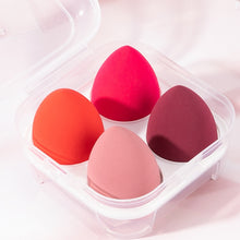 Load image into Gallery viewer, 4 Piece Makeup Cosmetic Blending Sponge with Storage Box