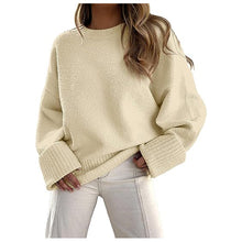 Load image into Gallery viewer, Women’s Long Sleeve Loose Fit Sweater in 8 Colors S-XL - Wazzi&#39;s Wear