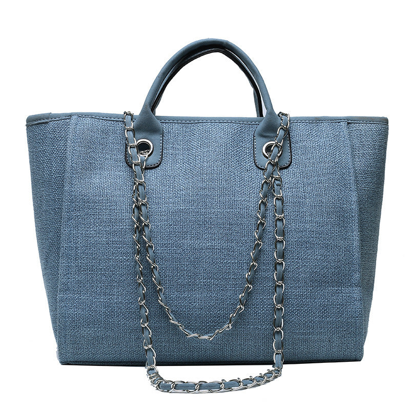 Women's Solid Shoulder Chain Fashion Bag in 7 Colors
