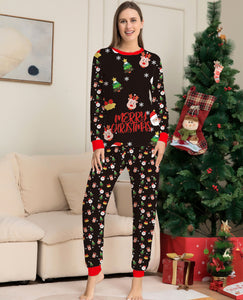 Women’s Christmas Long Sleeve Pajama Set Sizes 4-16 - Wazzi's Wear