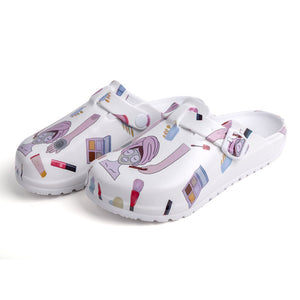 Unisex Closed Toe Slip-on-Shoes in 8 Cartoon Patterns
