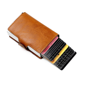 Anti-Theft Unisex Wallet with Protective Metal in 15 Colors and Patterns - Wazzi's Wear