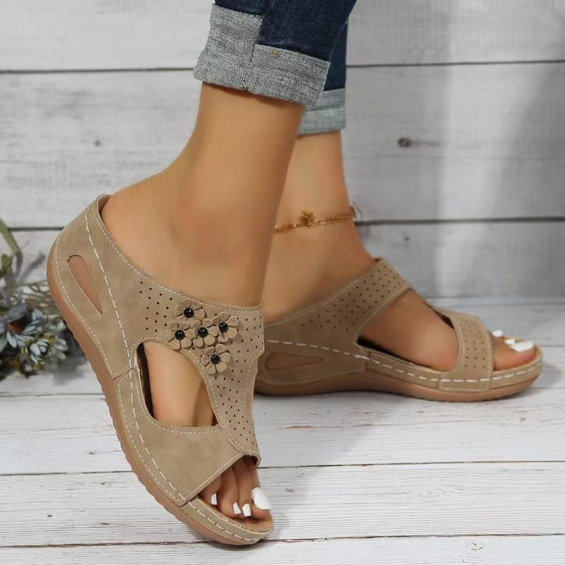 Women’s Open Toed Sandals - Wazzi's Wear